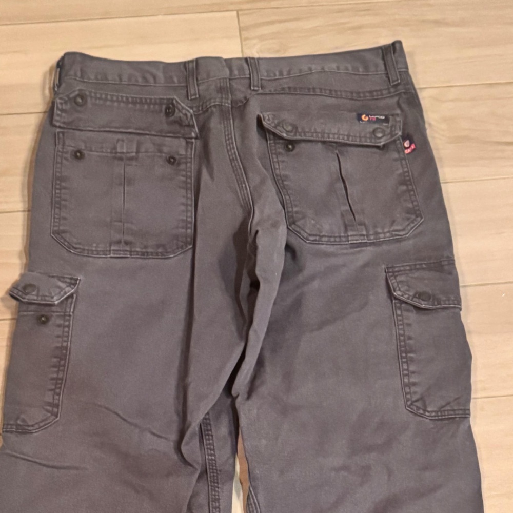 Lapco FR FIRE RESISTANT Gray Cargo Pants 34x32 - Picture 5 of 6